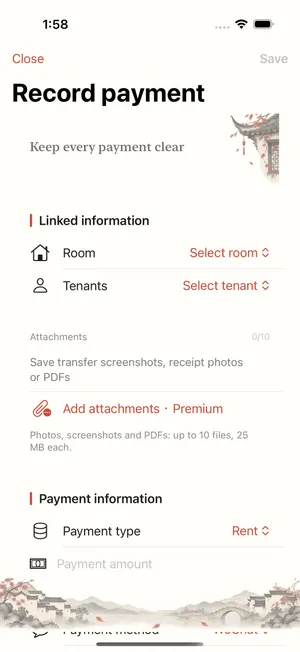Landlady app preview: How do I keep rental payment receipts?