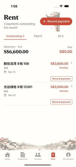 Landlady app preview: How do I set rent reminders and use Apple Calendar?